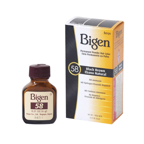 Bigen Dye 58 Hair Colour Black - Brown