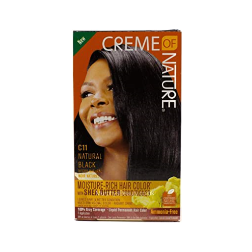 Creme Of Nature Women's *11 Liq H/Clr [Natural Blk] Kit