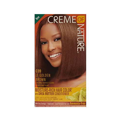 Creme Of Nature Women's *20 Liq H/Clr [Golden Brown] Kit