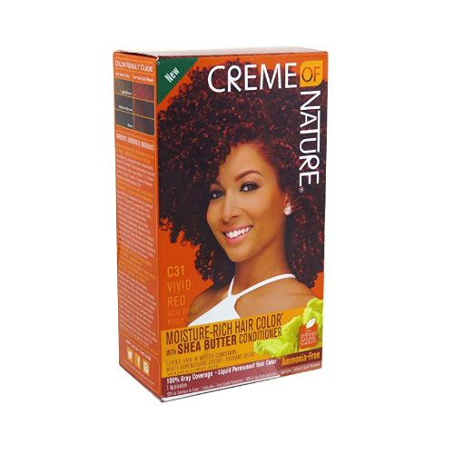 Creme Of Nature Women's *31 Liq H/Clr [Vivid Red] Kit